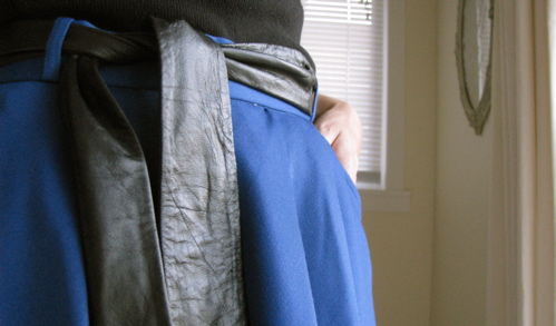 pleather-belt