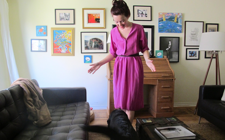 pink-vintage-dress-dog
