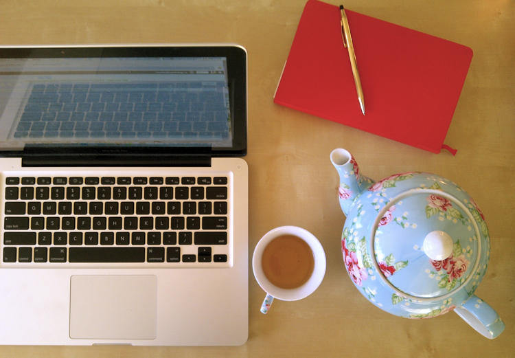 Tea at desk