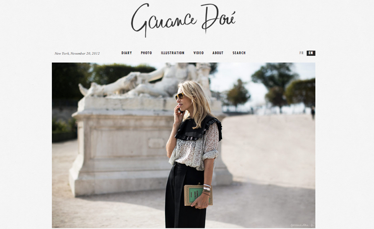 GaranceDore.com screen grab