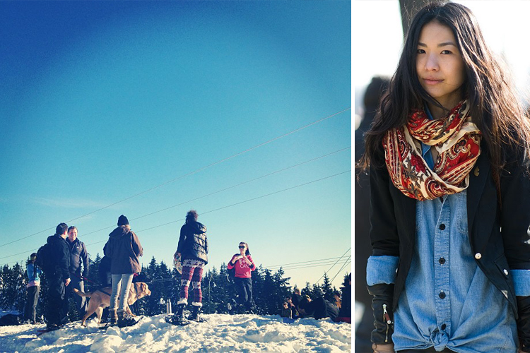 Snowshoeing and Winter Steez