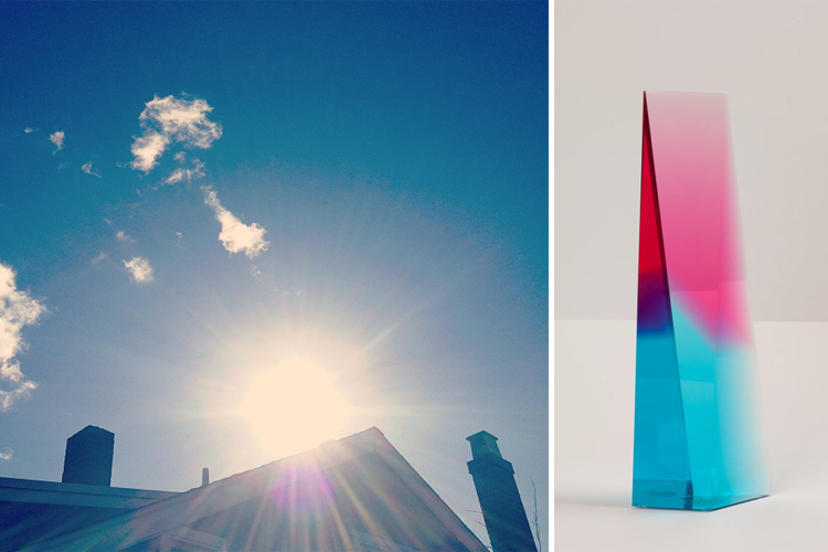 Sun and sculpture